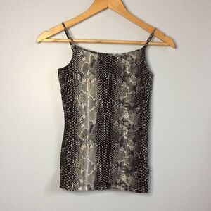 Snake Print Tank Top
